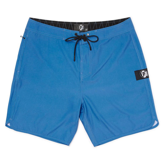 IPD SOLID SCALLOP 2.0 83 BLUE FIT 18" BOARDSHORT