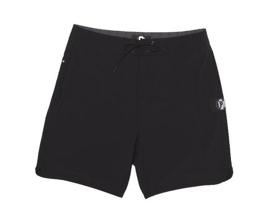 IPD SOLID SCALLOP 2.0 83 BLACK FIT 18" BOARDSHORT