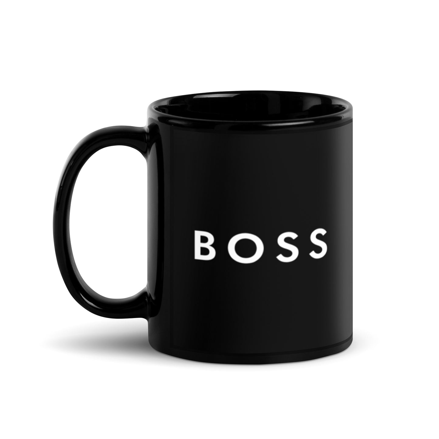 BossHaus Black Glossy Mug