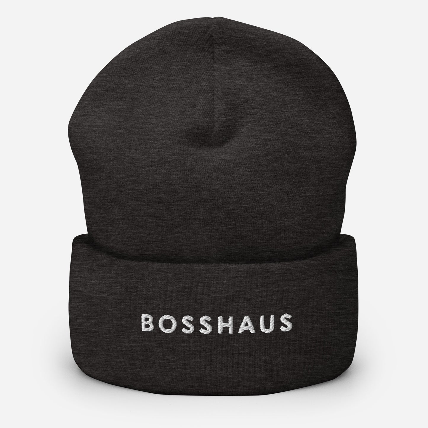 BossHaus Essentials Embroidered Cuffed Beanie